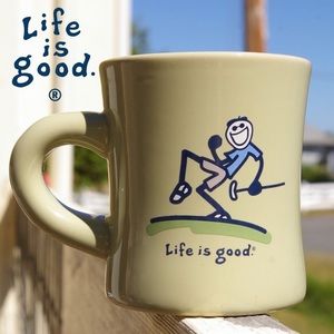Life is Good Golfing Coffee Mug